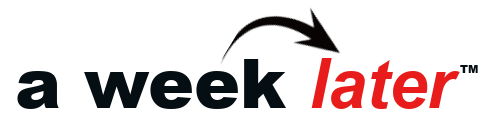 a week later logo